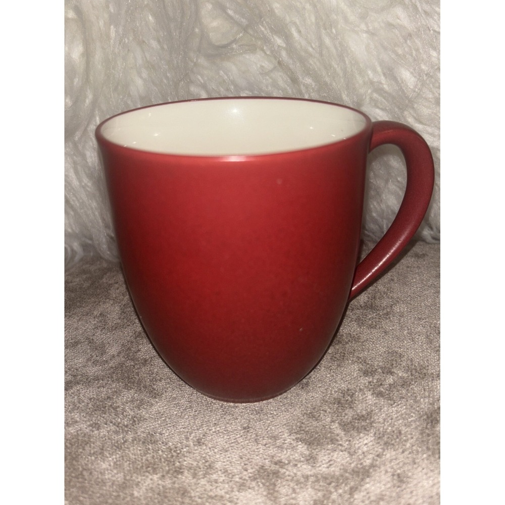 NORITAKE Colorwave Raspberry Red Mug*Coffee Tea*Stoneware*Contemporary